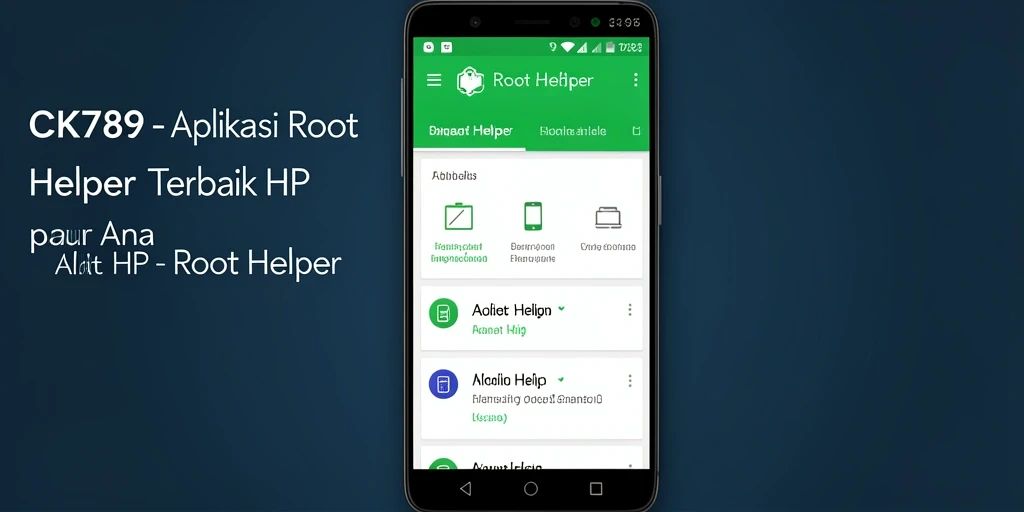 Antarmuka CK789 yang intuitif dan mudah digunakan untuk rooting perangkat.