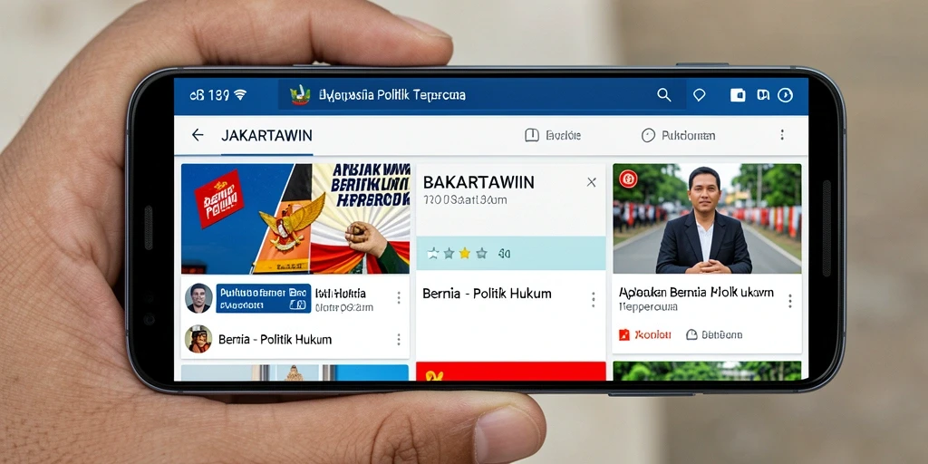 Tampilan aplikasi JAKARTAWIN yang modern dan informatif.