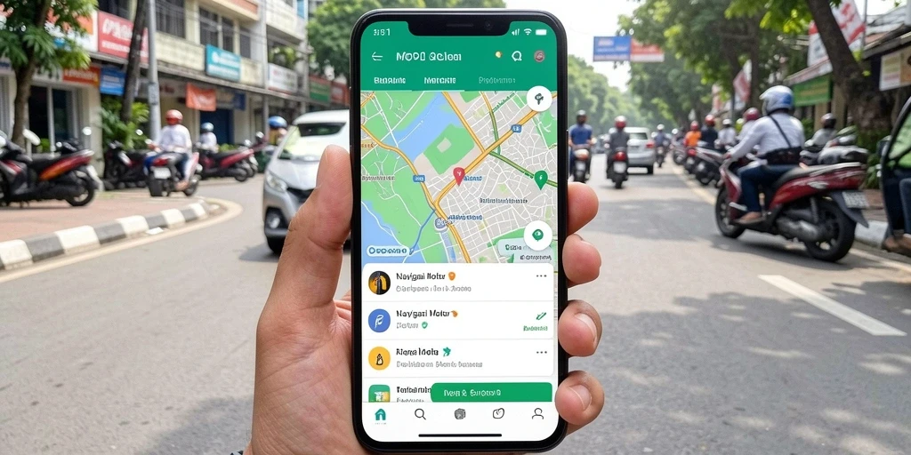 Antarmuka MPO2121 yang sederhana dan fungsional untuk navigasi motor.