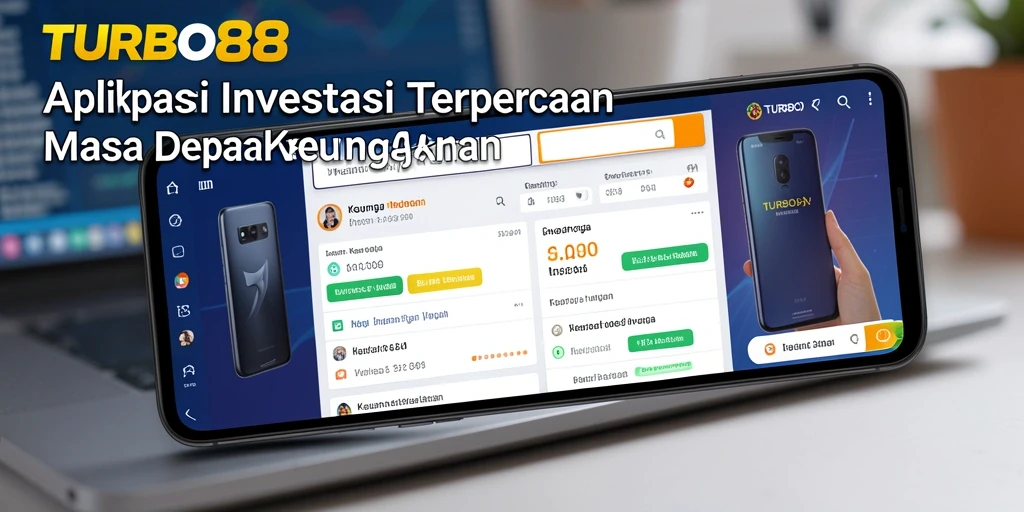 Tampilan aplikasi TURBO88 yang intuitif dan fungsional untuk investasi.